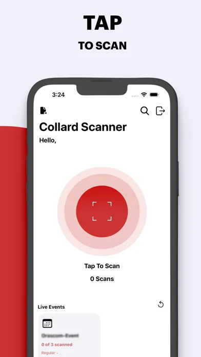 Collard Tickets Scanner Screenshots