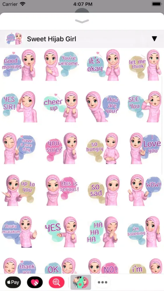 Muslim Stickers App应用截图