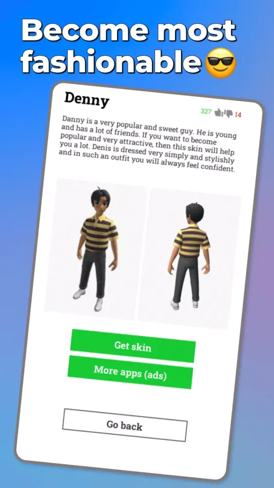 Boy skins for roblox スクリーンショット