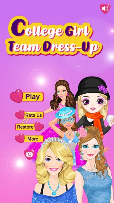 Capturas de pantalla de College Girls Team Dress Up