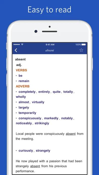 Dictionary of English Collocations Screenshots