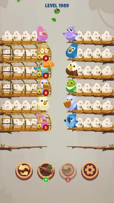 Tangkapan skrin Bird Story: ASMR Bird Sort