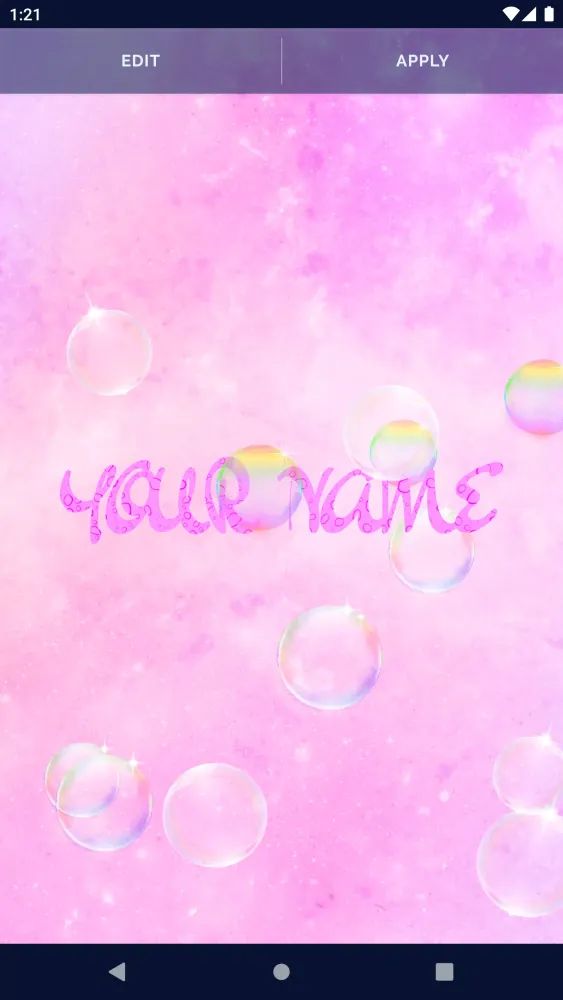 Soap Bubble Live Wallpaper Screenshots