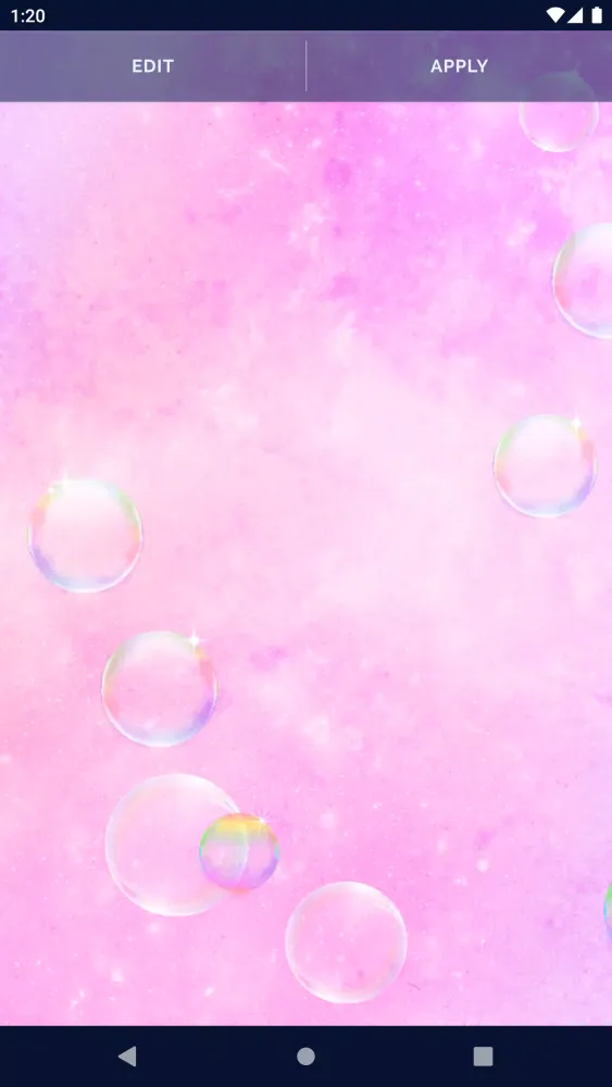 Soap Bubble Live Wallpaper Screenshots