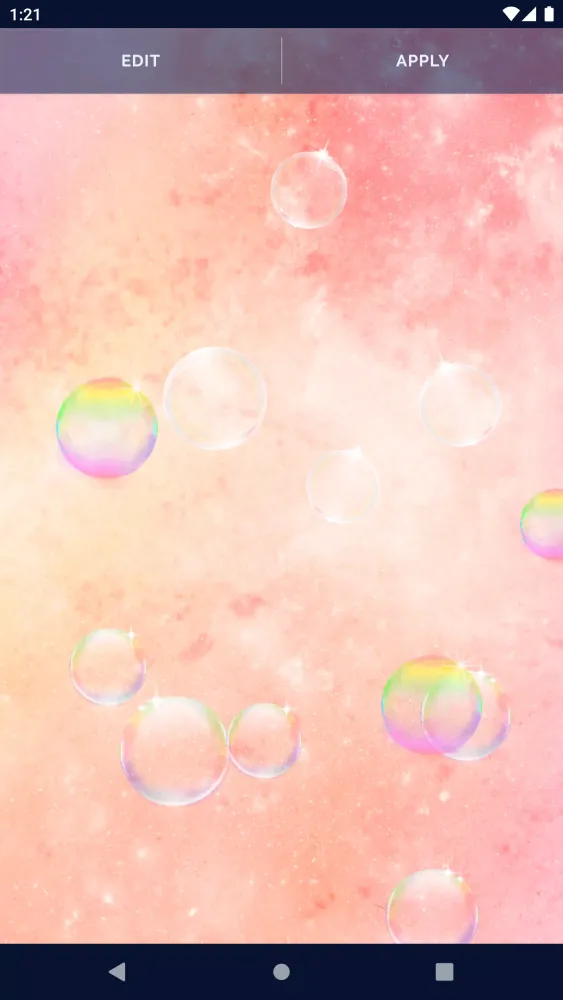 Soap Bubble Live Wallpaper Screenshots
