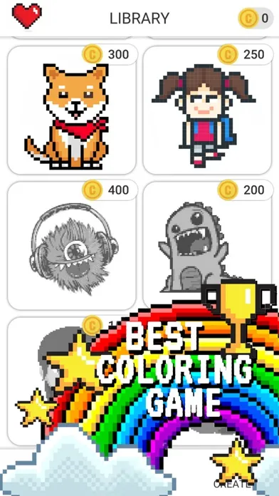 Tangkapan layar Coloring Games·