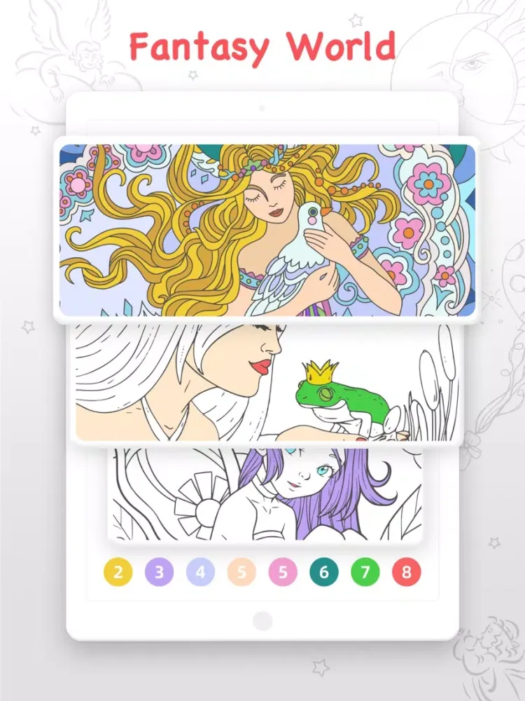 Capturas de tela do Paint By Number!! iPad 