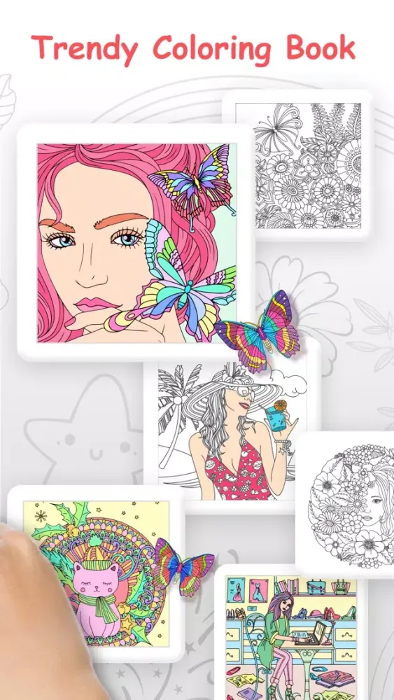 Capturas de tela do Paint By Number!!