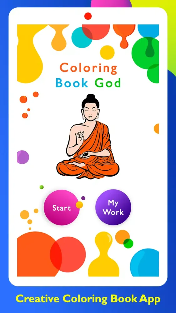 Zrzuty ekranu Gods Coloring Book