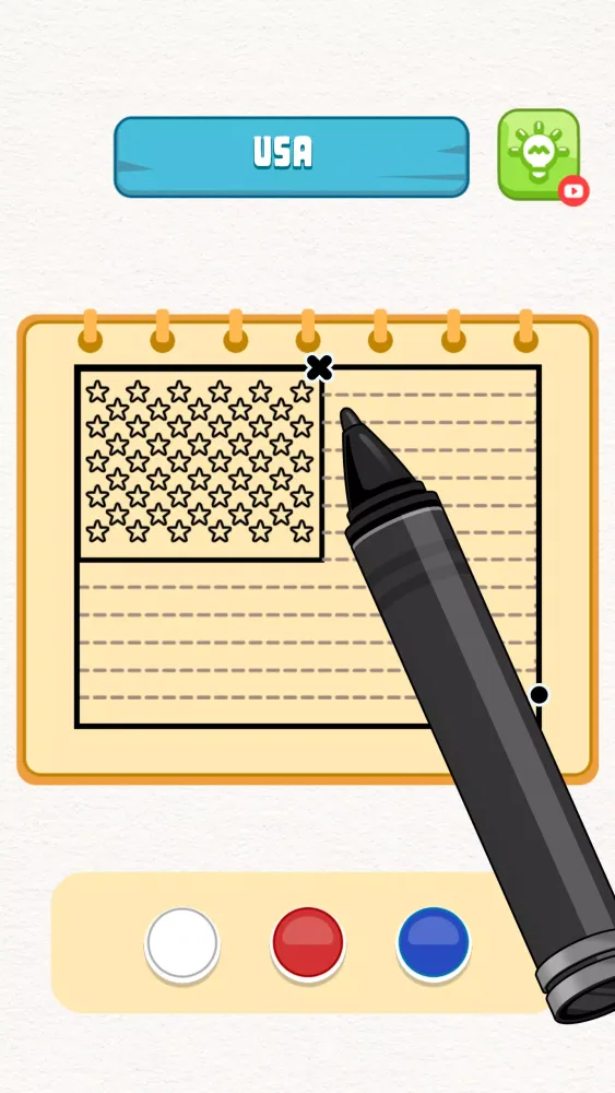 Flag Painting Puzzle Screenshots