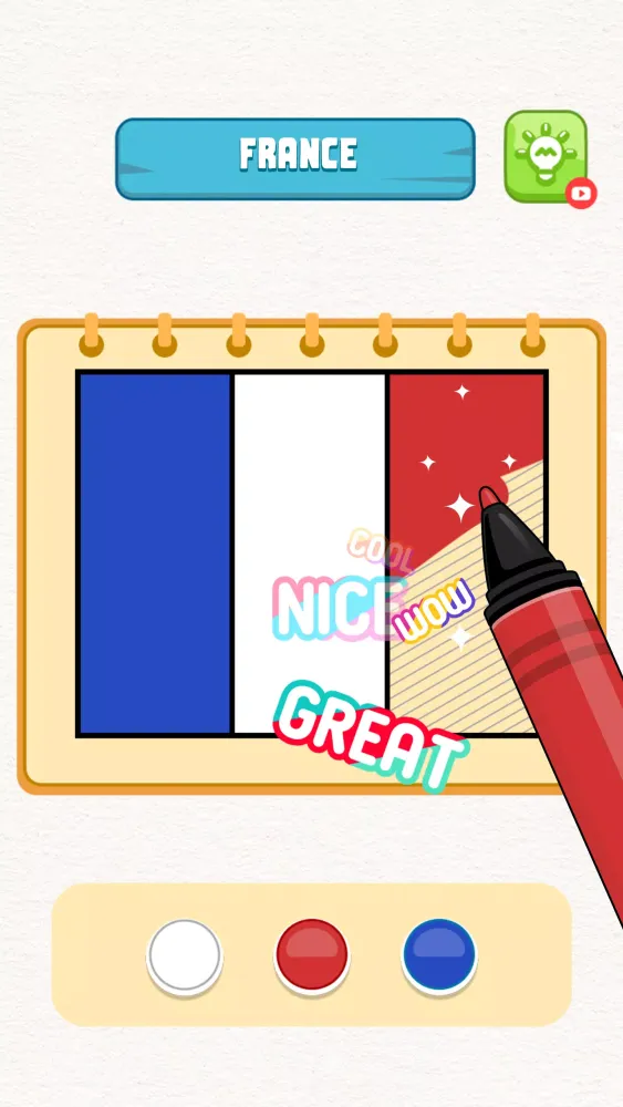 Flag Painting Puzzle Screenshots