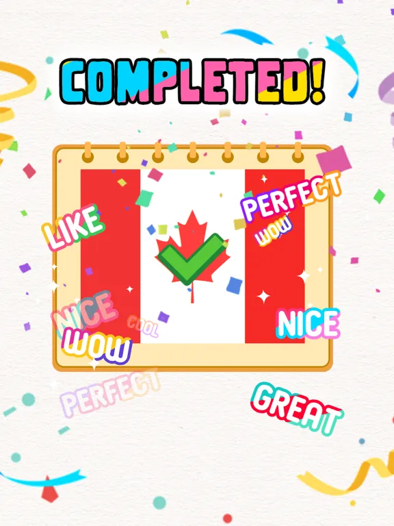 Ảnh chụp màn hình của Flag Painting Puzzle iPad 