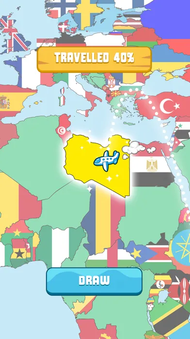 Ảnh chụp màn hình của Flag Painting Puzzle