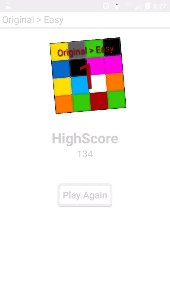 Capturas de tela do ColorGame2