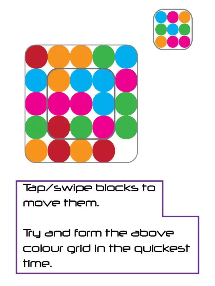 Color Grid- game iPad  स्क्रीनशॉट