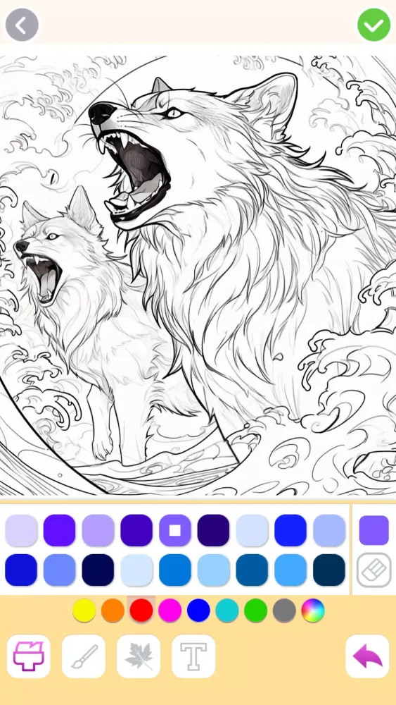 Animal coloring pages games Screenshots