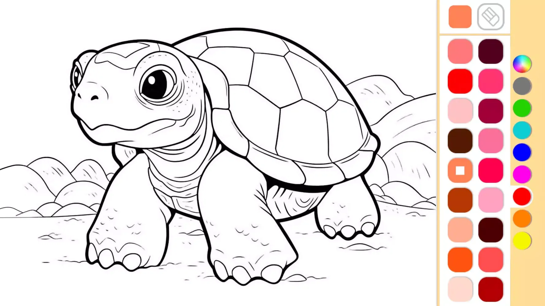 Animal coloring pages games Screenshots