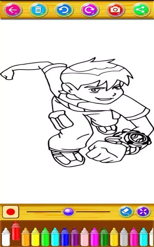 Coloring Pages For Ben Ten Alines Screenshots