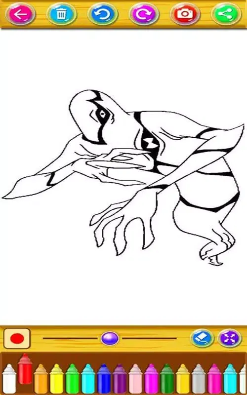 Coloring Pages For Ben Ten Alines Screenshots