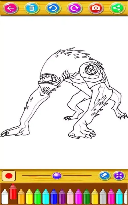 Coloring Pages For Ben Ten Alines Screenshots