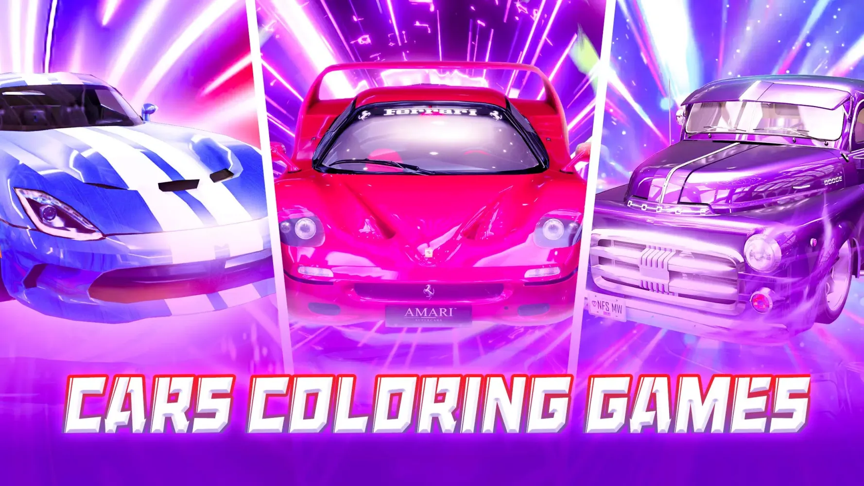 Tangkapan layar Car coloring games - Color car