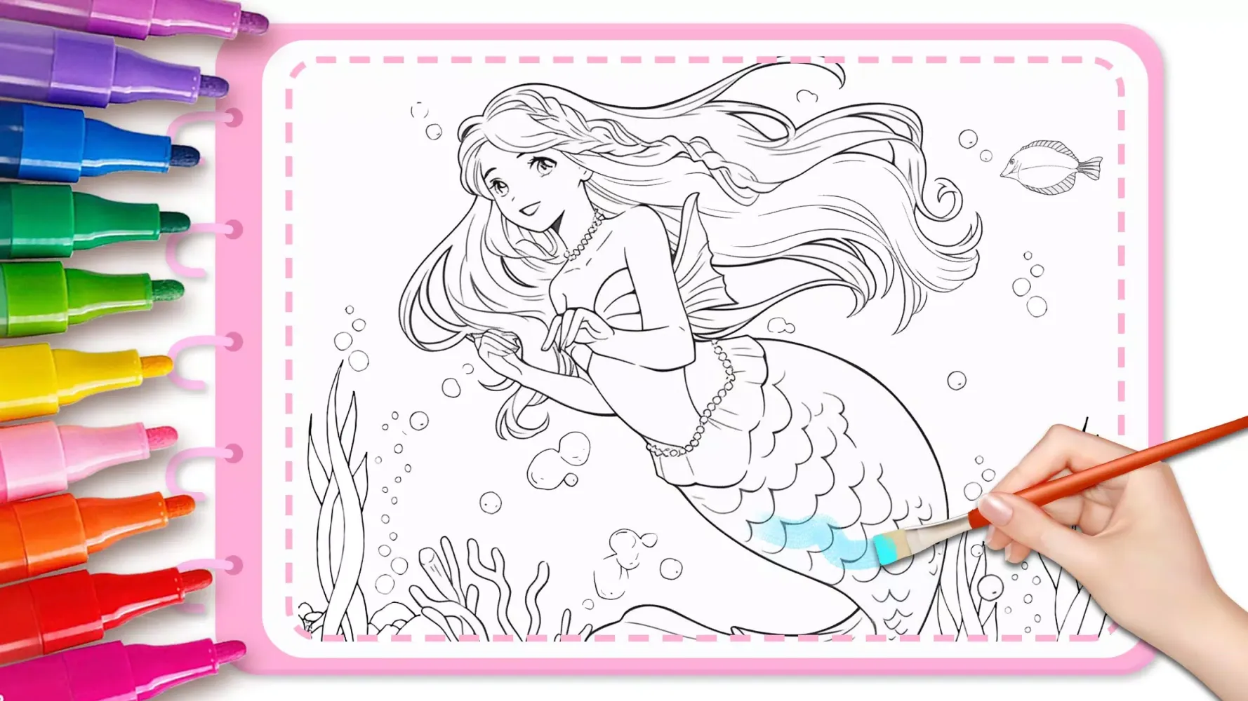 Mermaid Coloring:Mermaid games Screenshots