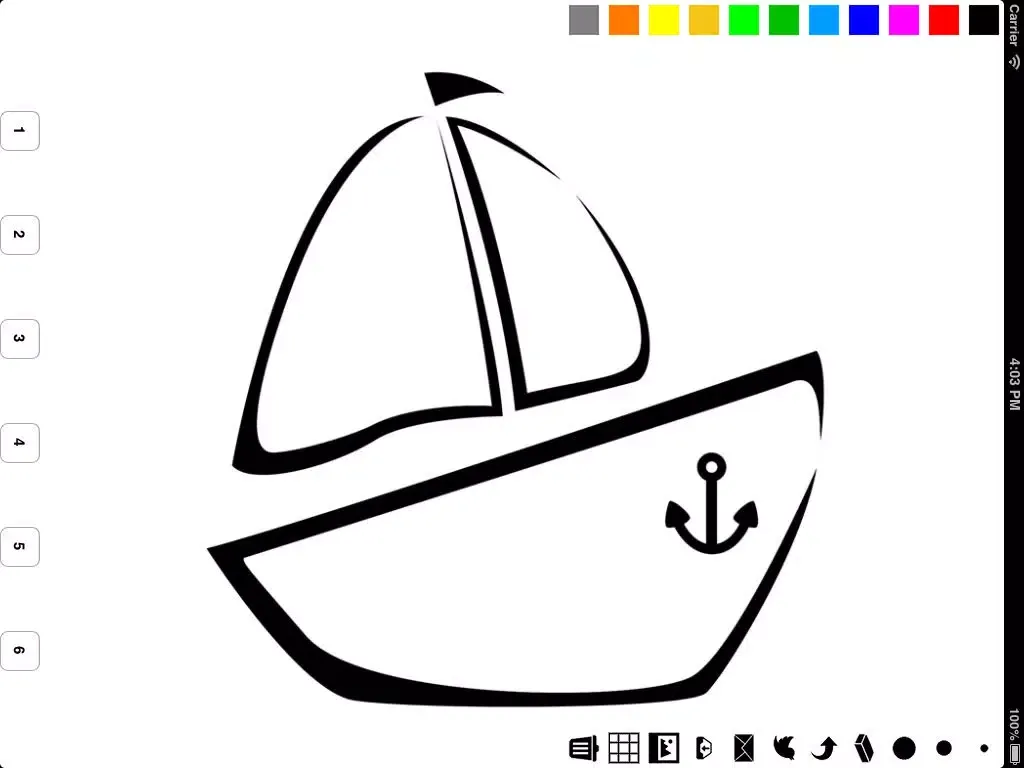 Скриншоты Vehicle Coloring Book for Children: Learn to color a car, train, plane, boat and more iPad 