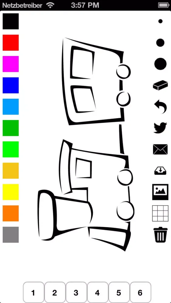 Скриншоты Vehicle Coloring Book for Children: Learn to color a car, train, plane, boat and more