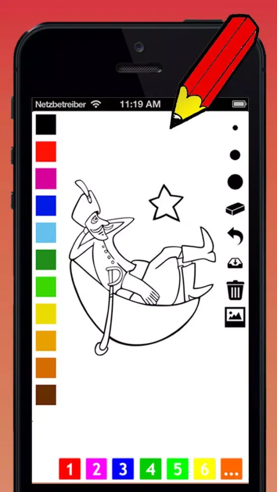 Fantasy Coloring Book for Children: learn to color wizard, dragon, monster, castle, frog and more Screenshots