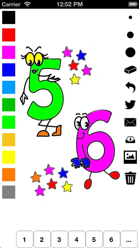 تصاویر 123 Coloring Book for Children: Learn to write and color numbers