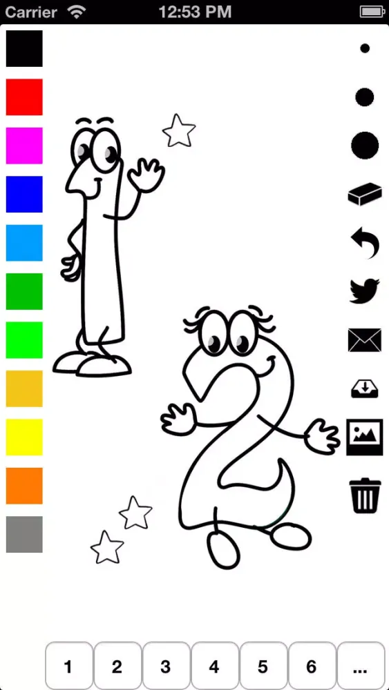 تصاویر 123 Coloring Book for Children: Learn to write and color numbers