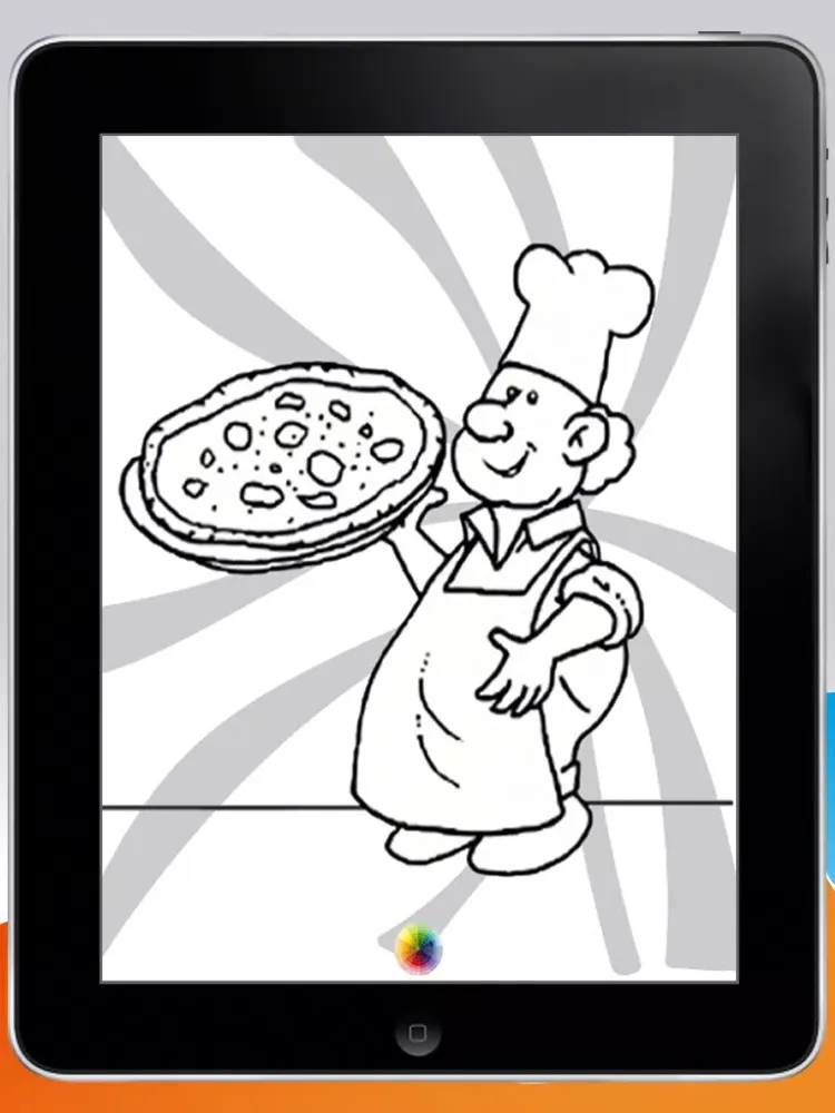 Capturas de pantalla de Coloring Book Occupations iPad 