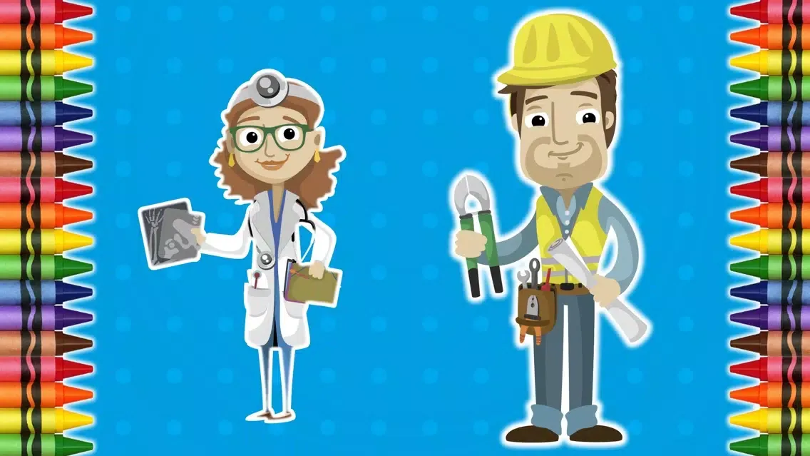 Capturas de pantalla de Coloring Book Occupations
