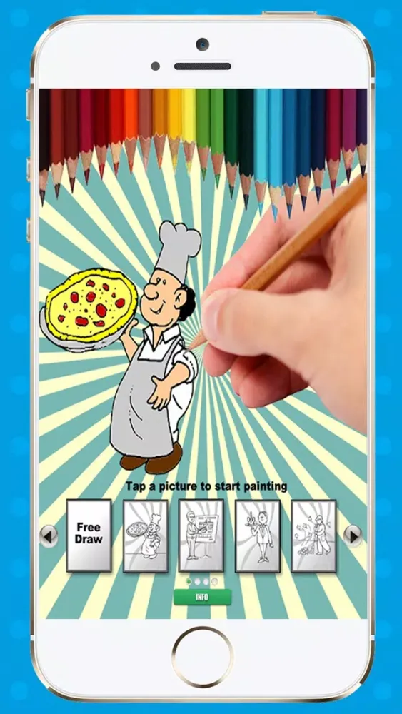 Capturas de pantalla de Coloring Book Occupations