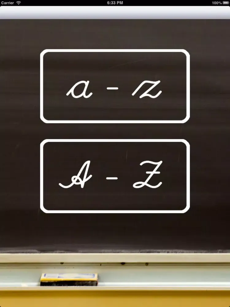 Handwriting worksheets for children: Learn to write the letters of the alphabet in script and cursive iPad 應用截圖