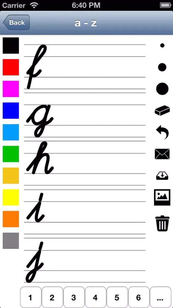 Handwriting worksheets for children: Learn to write the letters of the alphabet in script and cursive應用截圖