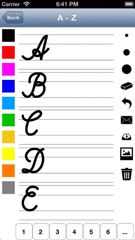 Handwriting worksheets for children: Learn to write the letters of the alphabet in script and cursive應用截圖