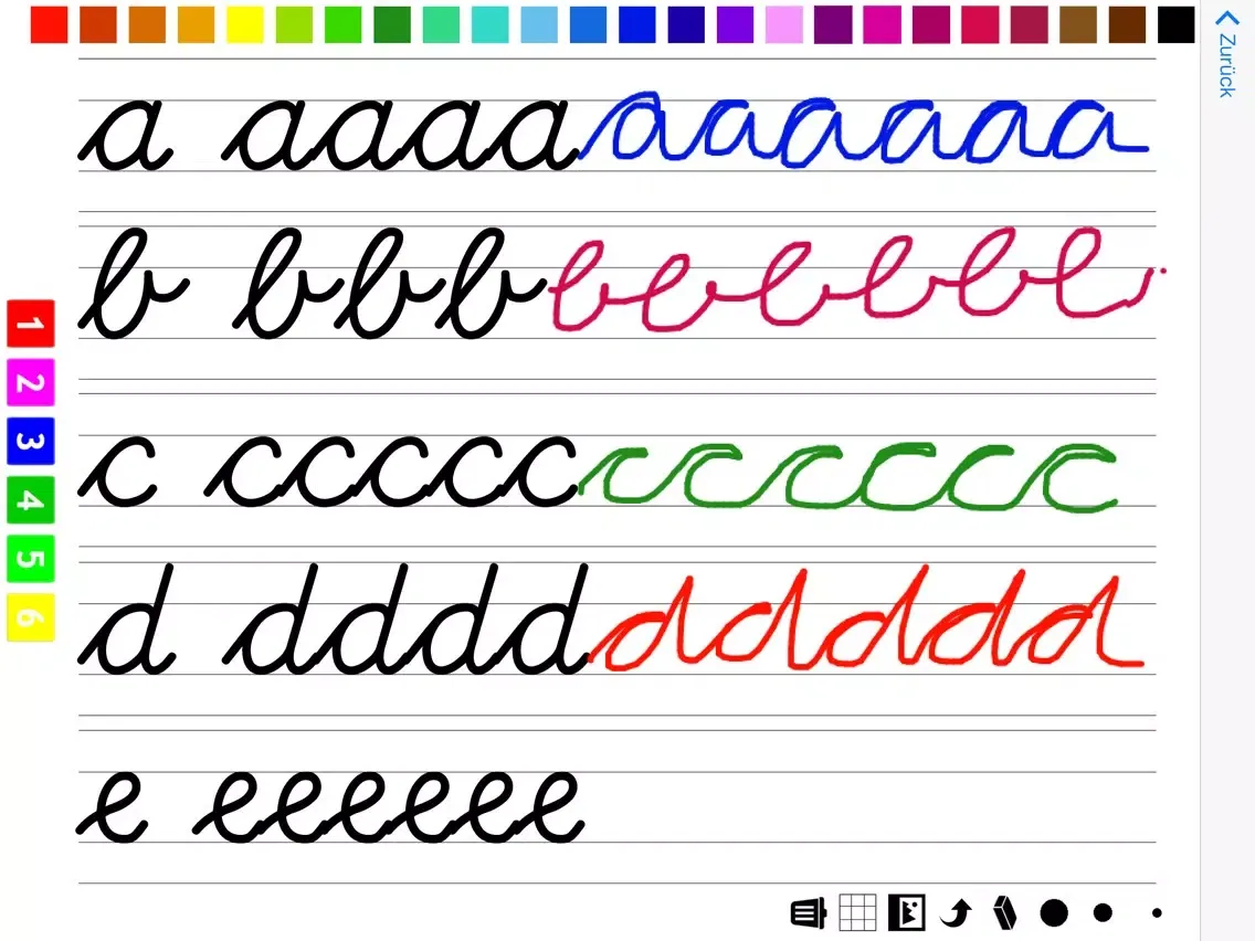 Handwriting worksheets for Children: Learn to write the letters of the alphabet in script and cursive iPad  스크린샷