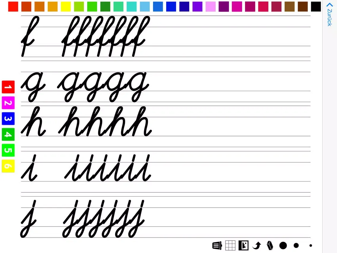 Handwriting worksheets for Children: Learn to write the letters of the alphabet in script and cursive iPad  스크린샷