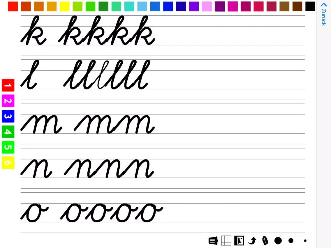 Handwriting worksheets for Children: Learn to write the letters of the alphabet in script and cursive iPad  스크린샷