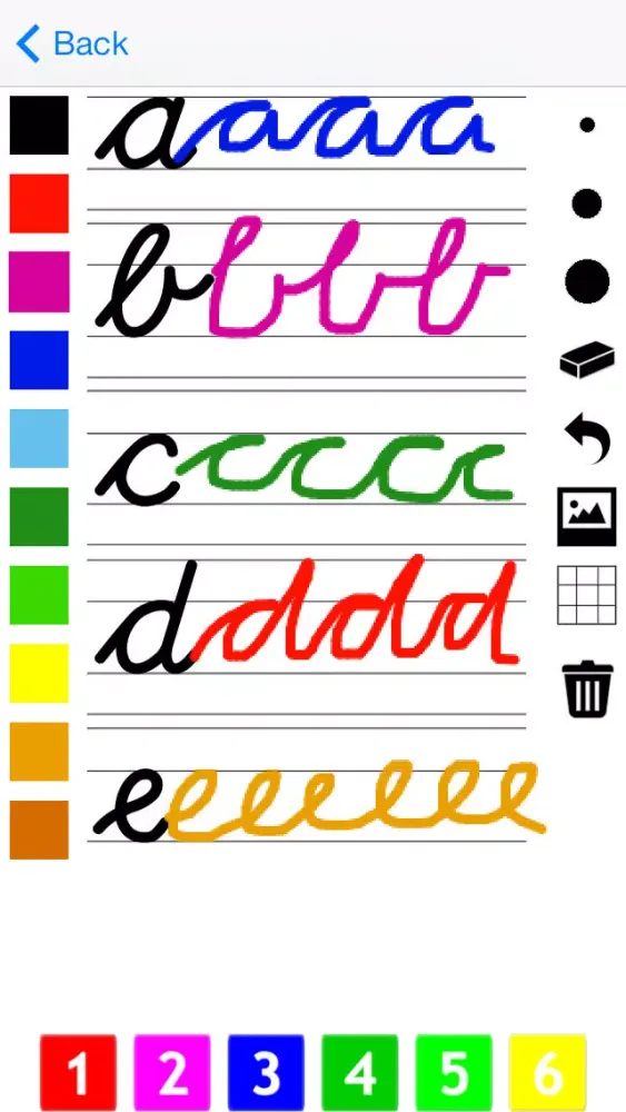 Handwriting worksheets for Children: Learn to write the letters of the alphabet in script and cursive 스크린샷