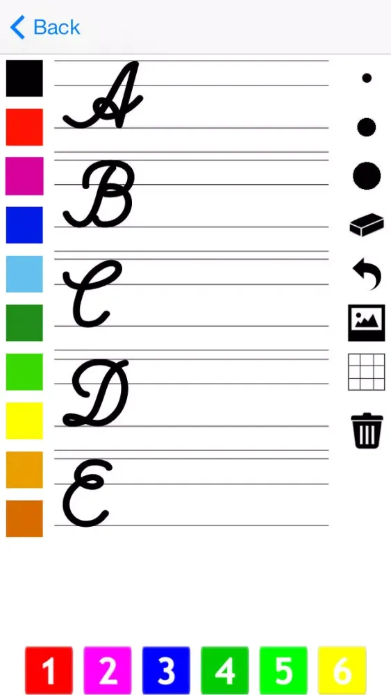Handwriting worksheets for Children: Learn to write the letters of the alphabet in script and cursive 스크린샷