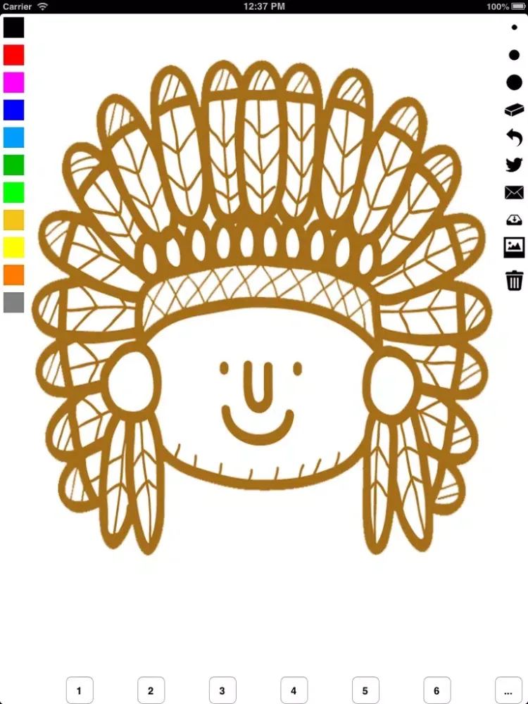 Capturas de tela do Wild West Coloring Book for Children: Learn to color a cowboy, native American, horse buggy and more iPad 