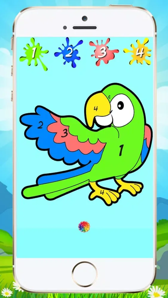 Tangkapan layar Coloring By Numbers For Kids