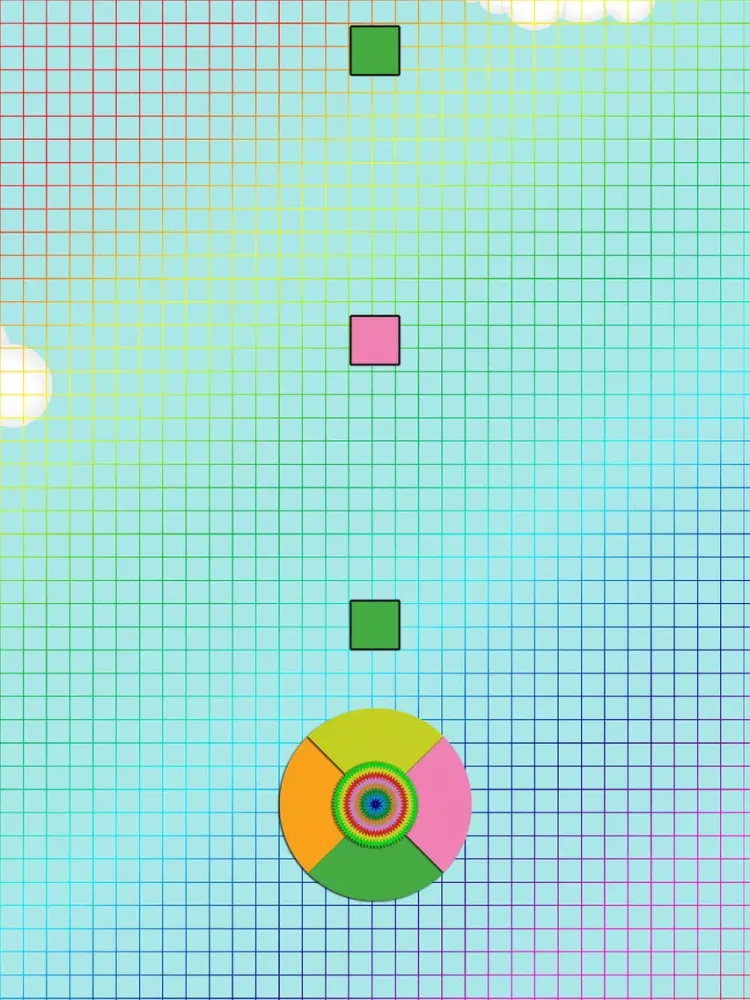 Tangkapan layar Impossible Colors Wheel iPad 