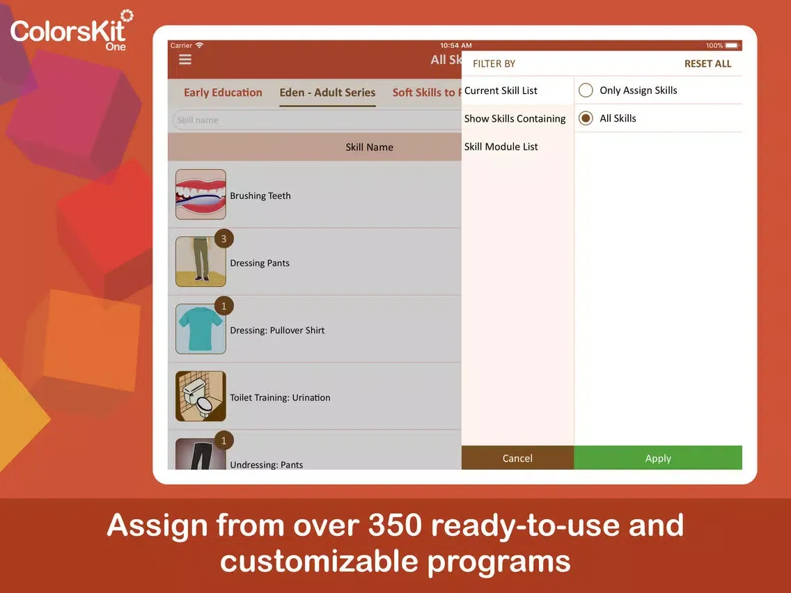 Capturas de pantalla de ColorsKit One iPad 