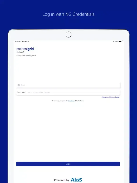 ภาพหน้าจอของ Contact:IT iPad 
