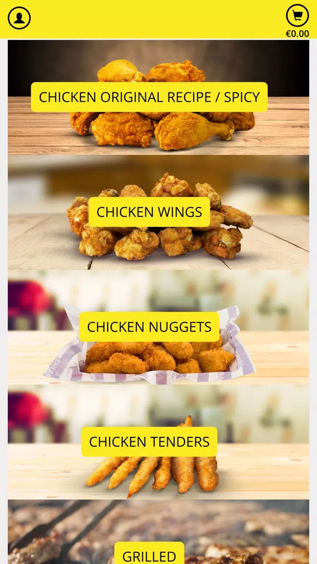 Tangkapan skrin Roosters Chicken Cyprus