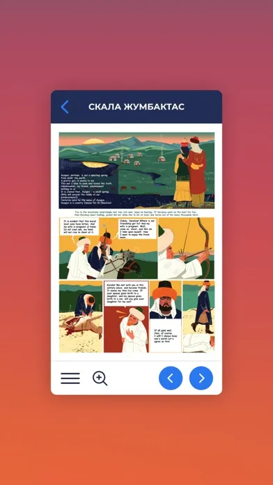 Screenshot di Qazaq Comics