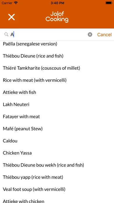 Jolof Cooking سکرین شاٹس